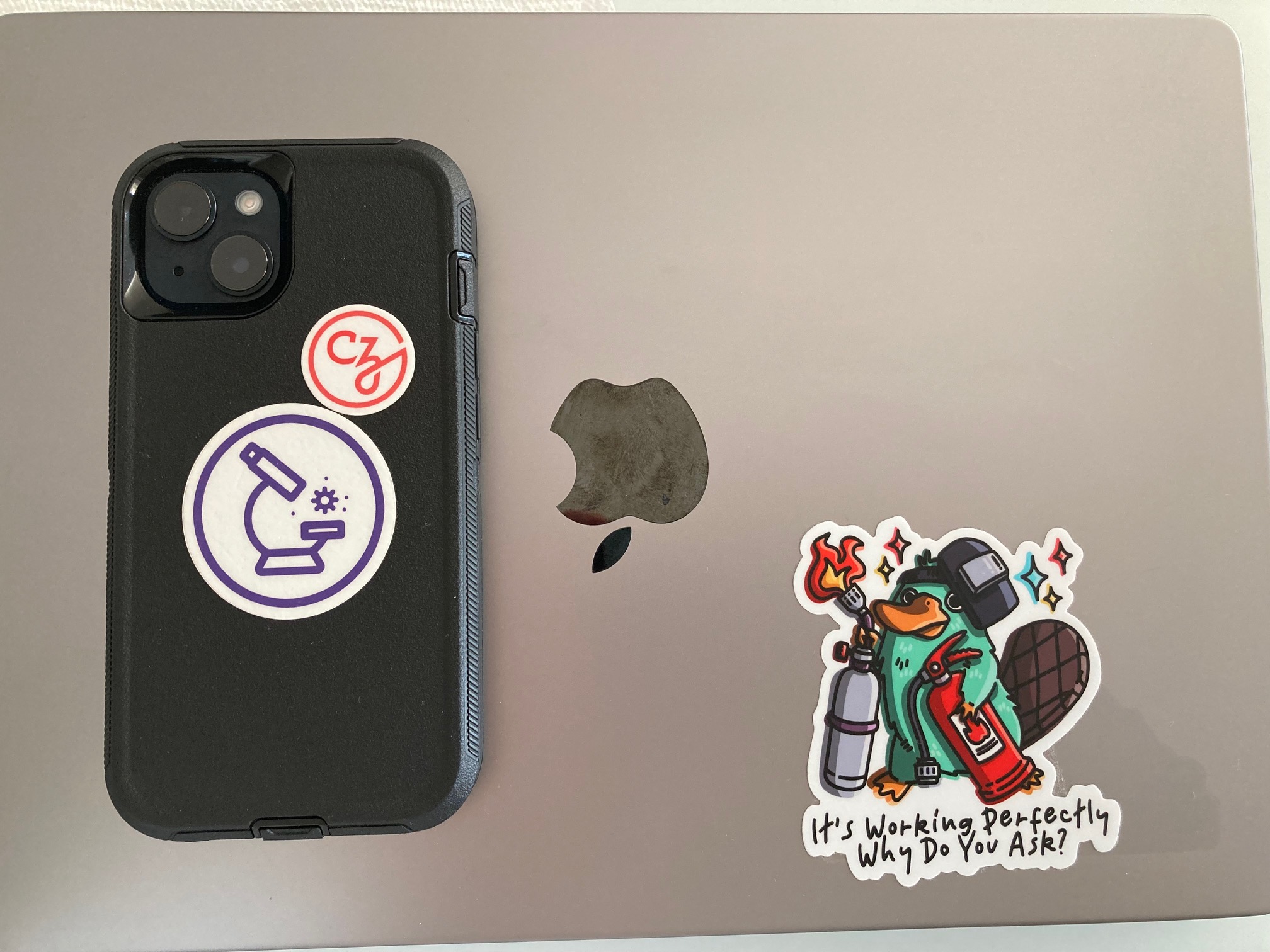 Work phone and computer